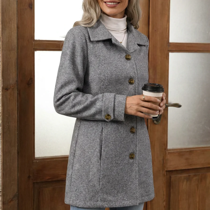 Sarah™- Klassisk Knappet Kåpe